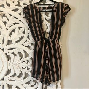 NWT Beach Riot black/brown romper